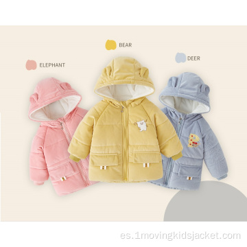 Chaqueta con capucha linda para niños